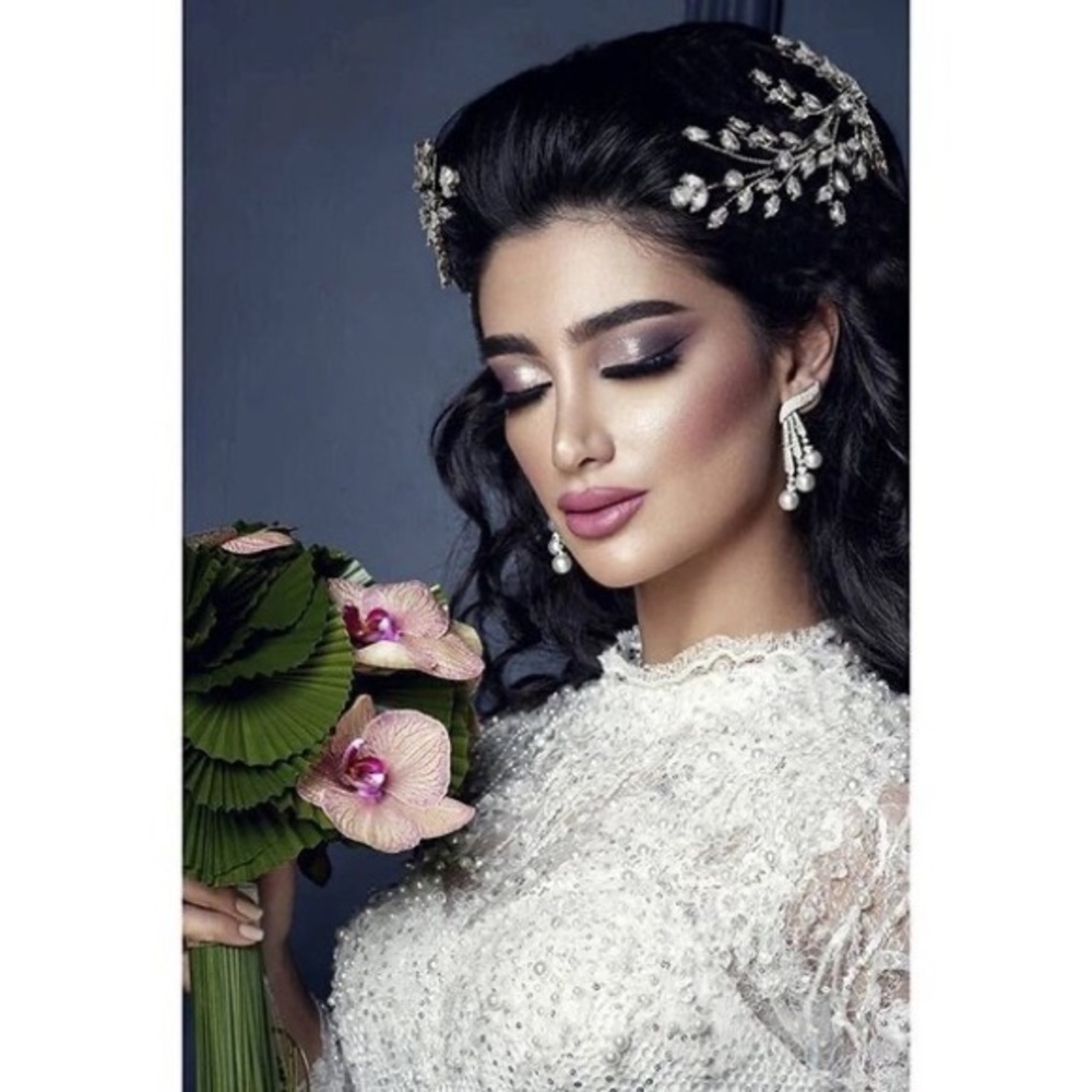 Arabian Goddess Cubic Zirconia Luxury Bridal Headband